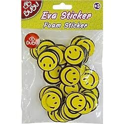 Bu-Bu Eva Sticker Sarı Gülen Surat 56 Lı