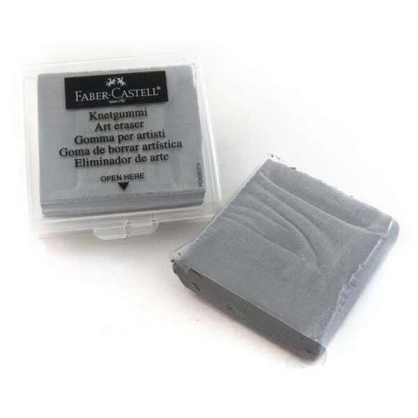 Faber-Castell Plastik Kutulu Gri Hamur Silgi