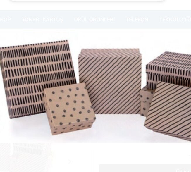 Gıpta Crafty Black Kare Kutu No 3,5