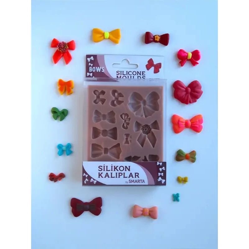 Nureart Fiyonklar Bows Silikon Kalıp Sk1013007