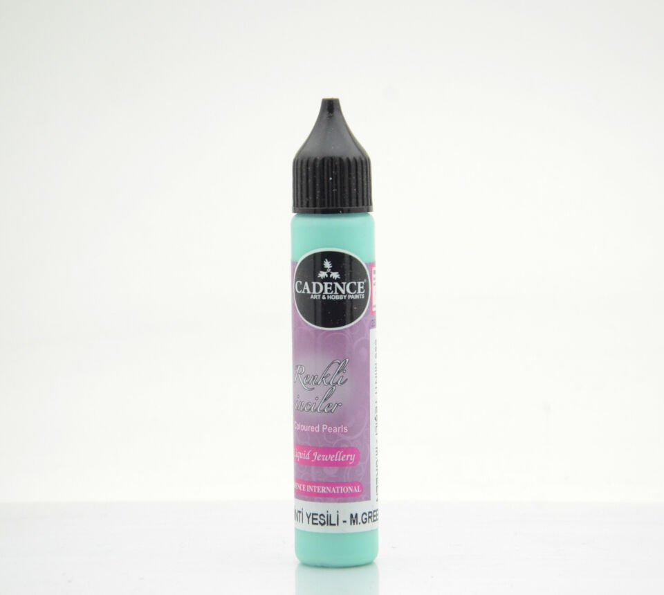 Cadence Renkli İnciler Opak 555 Minti Yeşil 25 Ml