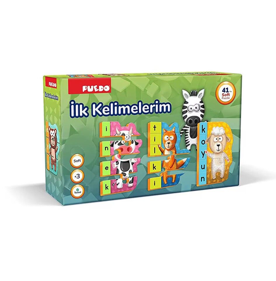 Puedo ilk Kelimelerim Puzzle Hayvanlar