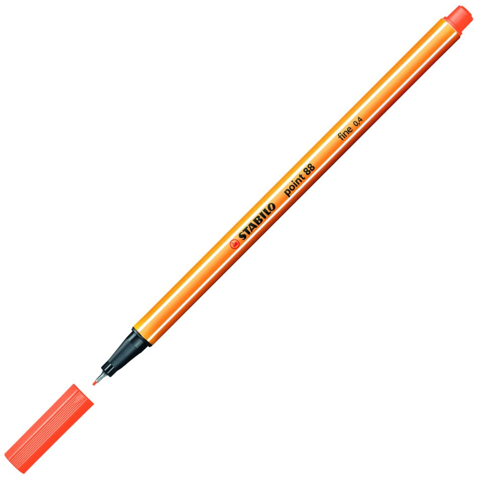 Stabilo Point 88 Açık Alev Kırmızısı
