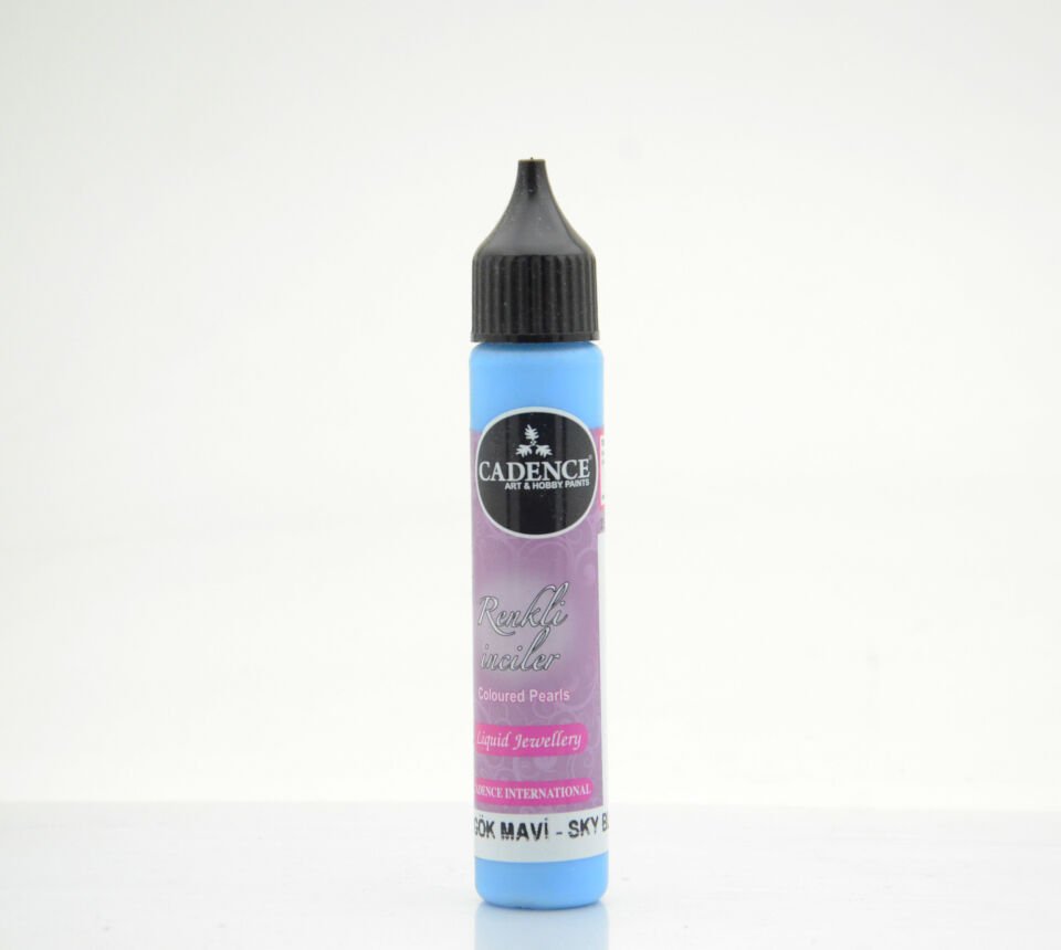 Cadence Renkli İnciler Opak 558 Gök Mavi 25 Ml