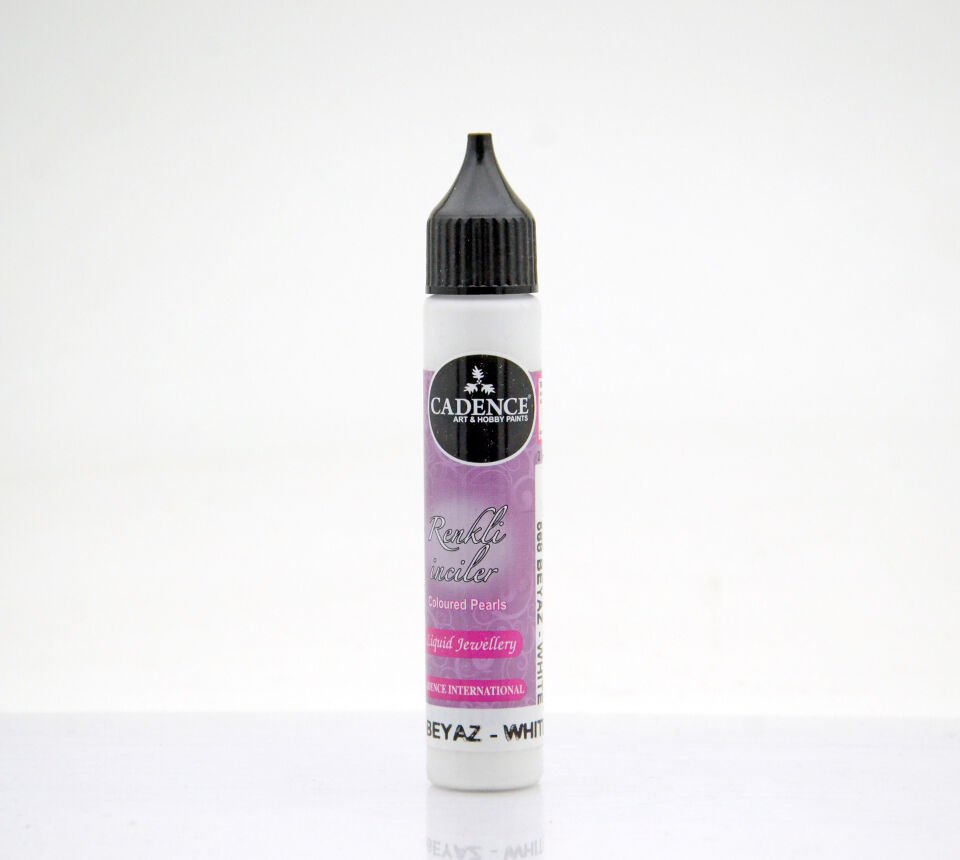 Cadence Renkli İnciler Opak 568 Beyaz 25 Ml