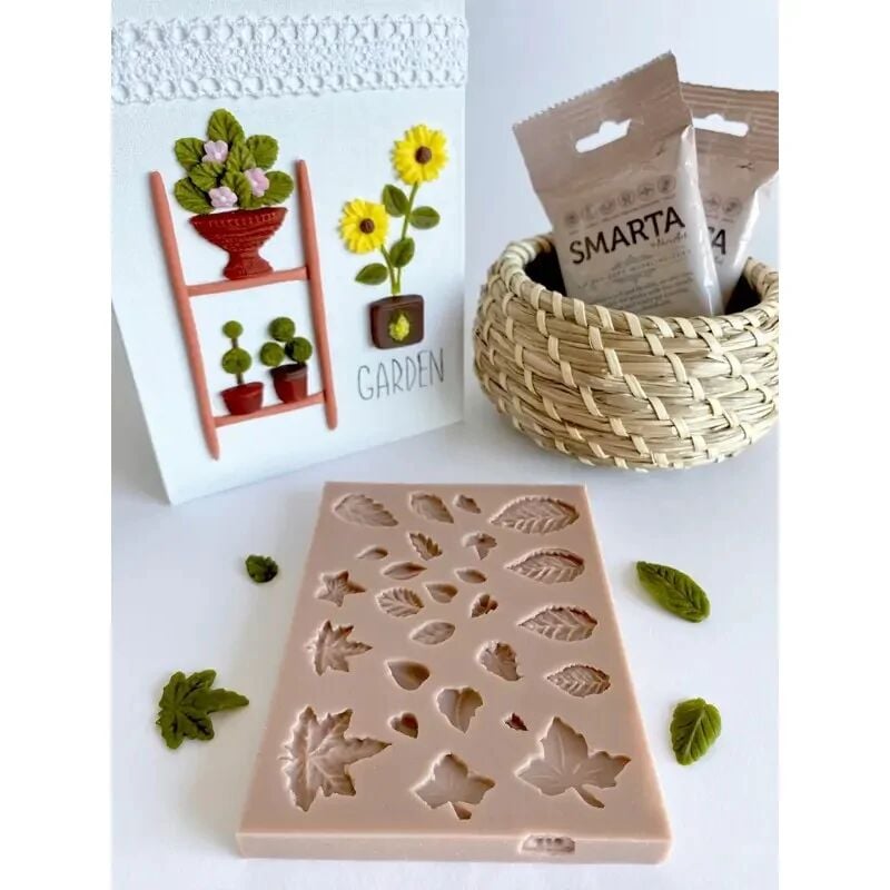 Nureart Küçük Yapraklar Mini Leaves Silikon Kalıp Sk1013012
