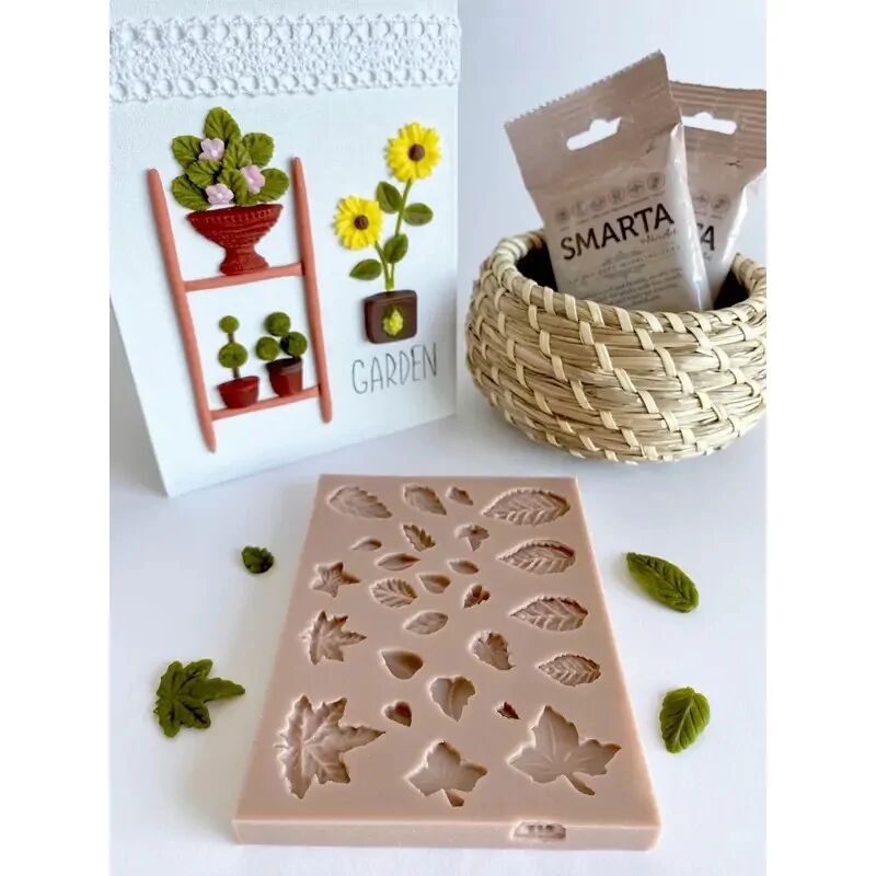 Nureart Küçük Yapraklar Mini Leaves Silikon Kalıp Sk1013012