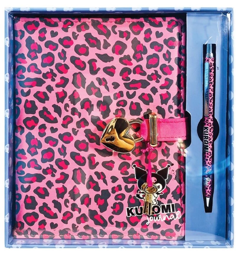 Victorias Journals Kuromi Hush Hush Kilitli Defter Ve Tükenmez Kalem Kutulu Set 80 Gr 160 Yaprak Çizgili
