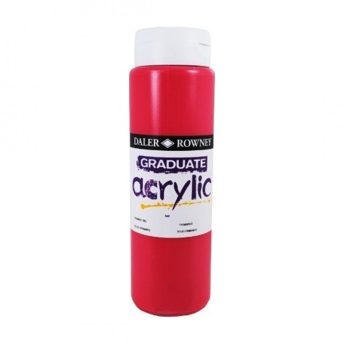 Daler Rowney Graduate Akrilik Boya Graduate Acrylic 500 Ml Primary Red