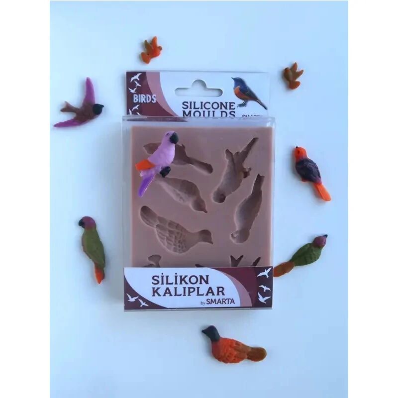 Nureart Kuşlar Birds Silikon Kalıp Sk1013014