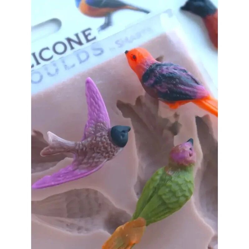 Nureart Kuşlar Birds Silikon Kalıp Sk1013014