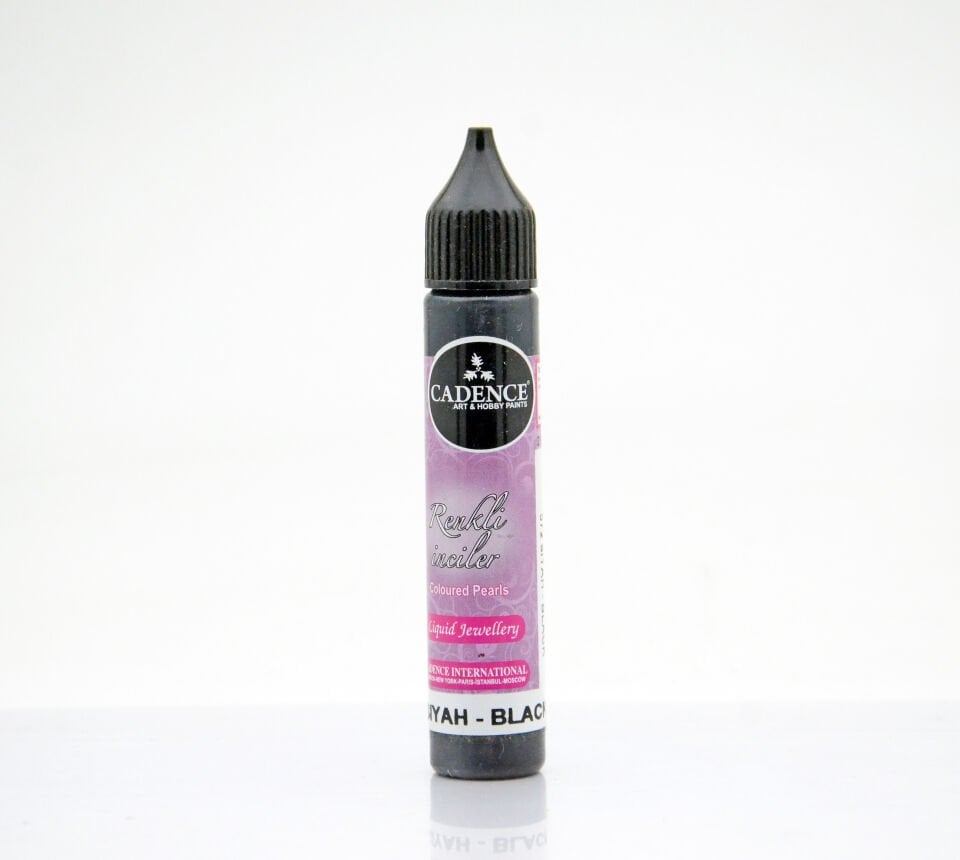 Cadence Renkli İnciler Opak 572 Siyah 25 Ml
