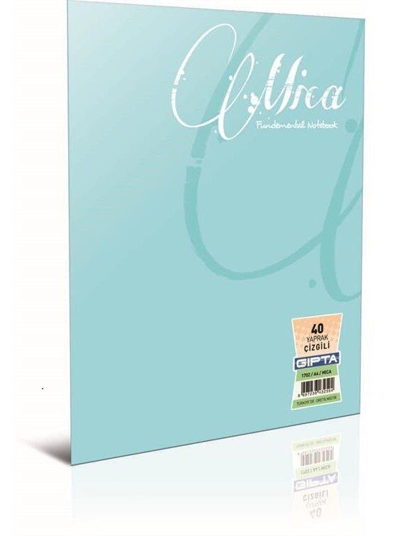 Gıpta Mıca Tel Dikişli Pp Kapak Defter A5 40 Yp Çizgili