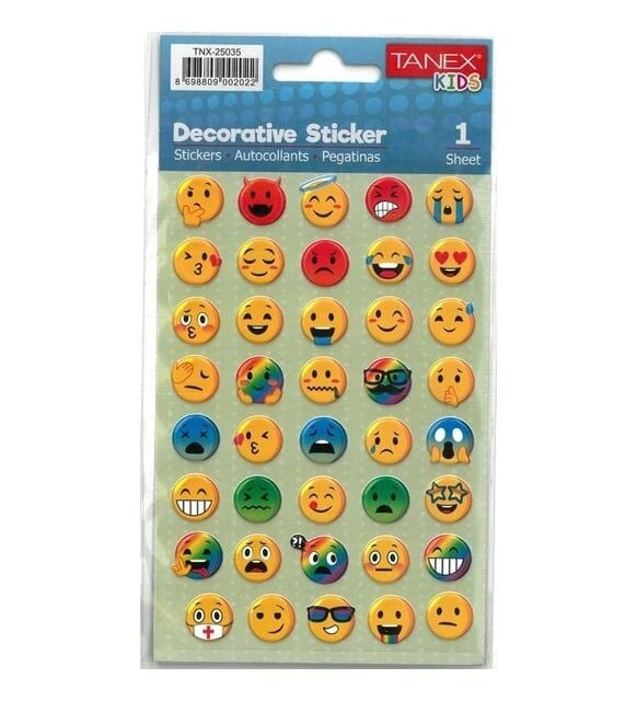 Tanex Tnx-25035 Emoji Serisi Etiketi