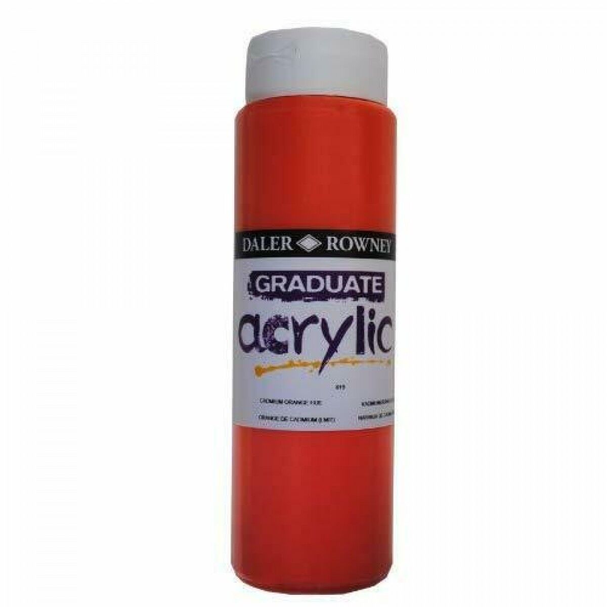 Daler Rowney Graduate Akrilik Boya Graduate Acrylic 500 Ml Cadmium Orange Hue