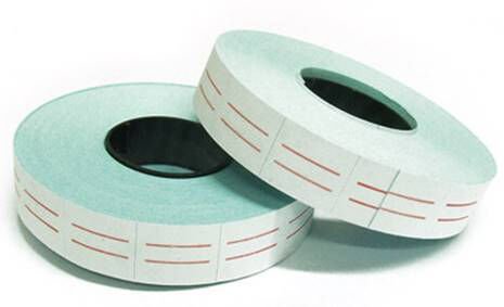 Kraf Motex Etiket 16x23 Mm Beyaz Çift Hane 6600 12 Li