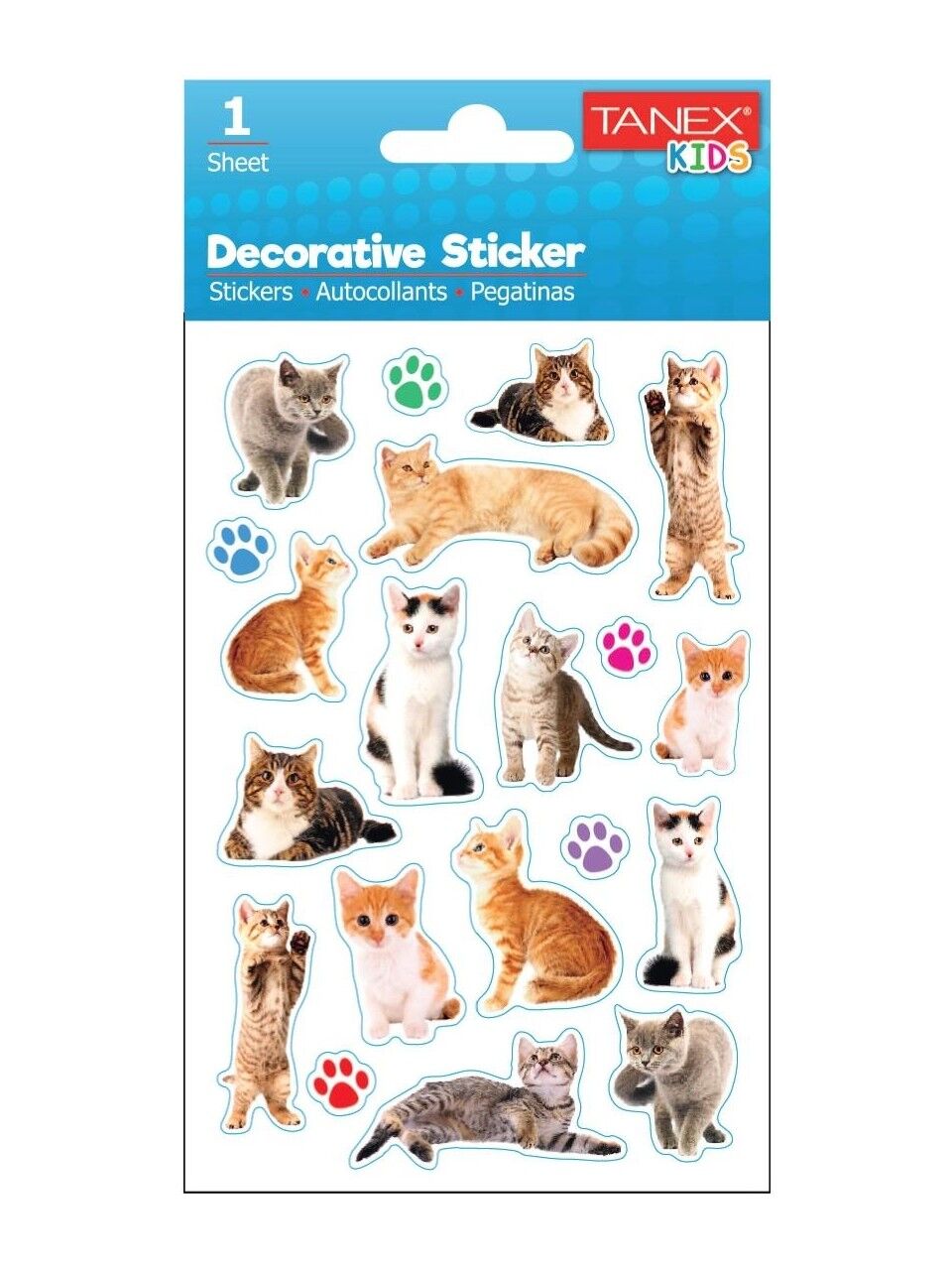 Tanex Tnx-25037 Kedi Serisi Etiket