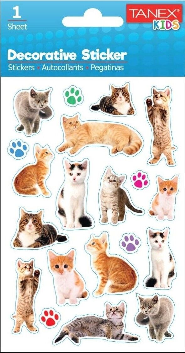 Tanex Tnx-25037 Kedi Serisi Etiket