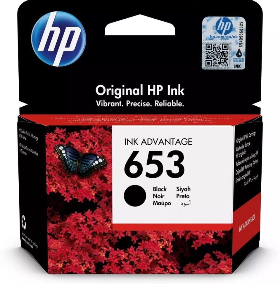 Hp 653 Siyah Kartuş