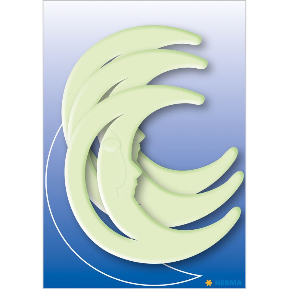 Herma Home Gece Parlayan Etiketi Ay