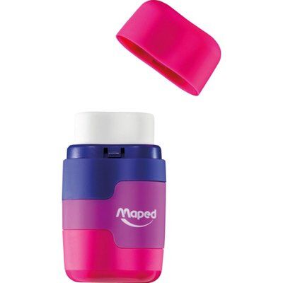 Maped Connect Renklii Çift Delikli Silgili Kalemtraş