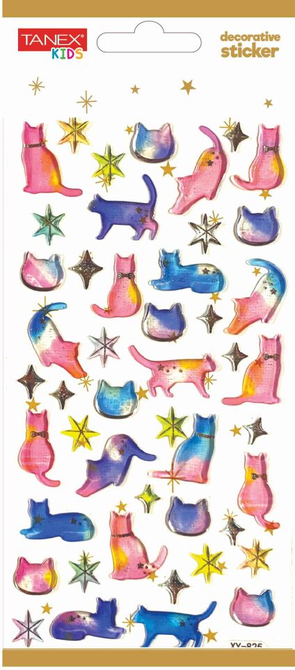 Tanex Tnx-5015 Decorative Sticker-16 Puffy Etiketi