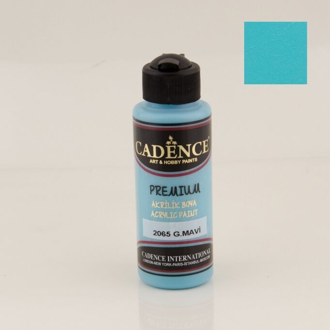 Cadence Premium Akrilik Boya 2065 G Mavi 120 Ml