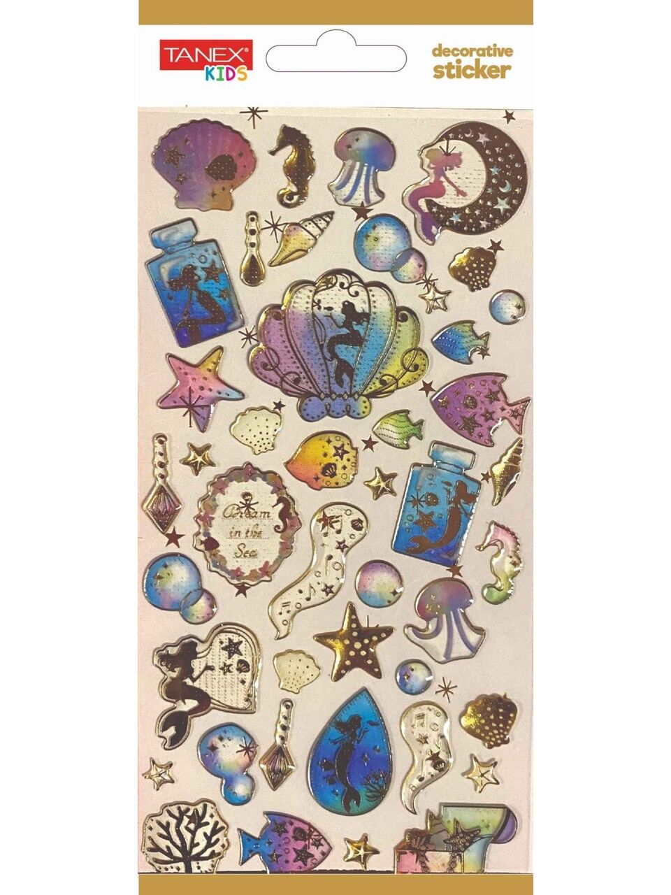 Tanex Tnx-5018 Decorative Sticker-19 Puffy Etiketi