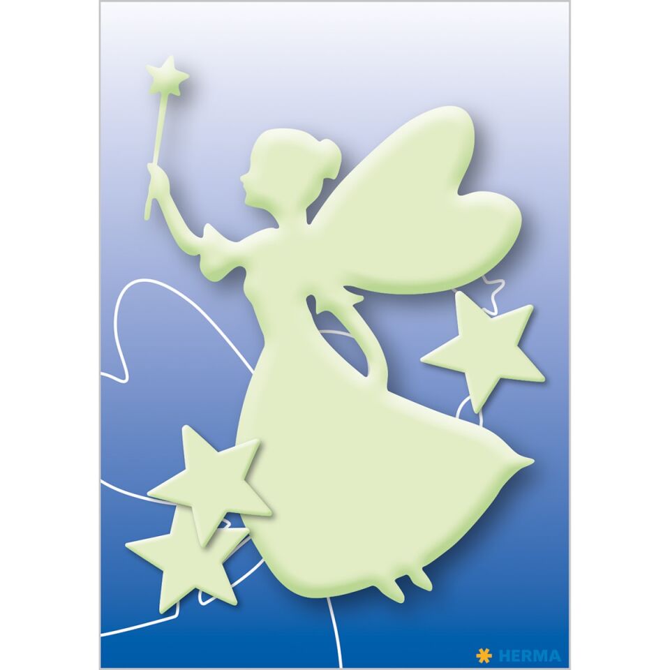 Herma Home Gece Parlayan Etiketi Peri Ve Yıldızlar