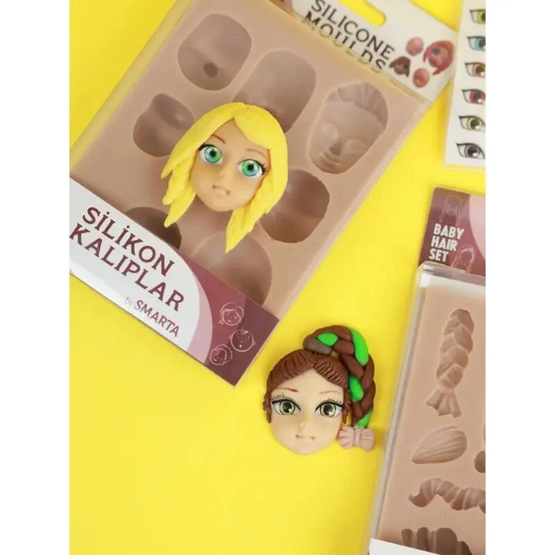 Nureart Bebek Saç Seti Silikon Kalıp Sk1013024