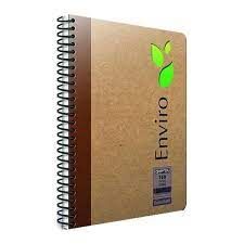 Gıpta Envıro Spiralli Kraft Sert Kapak Defter A4 100 Yp Kareli