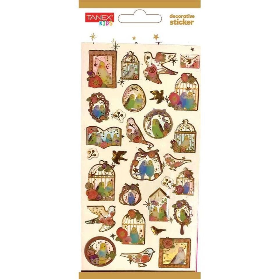Tanex Tnx-5020 Decorative Sticker-21 Puffy Etiketi