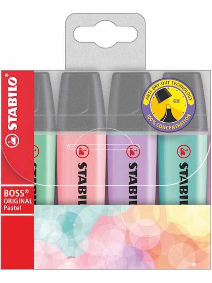Stabilo Boss Original Pastel 4 Lü Paket 70/4-2