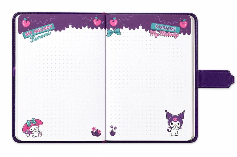 Victorias Journals Kuromi Kilitli Günlük A6 192 Sayfa 80 Gram