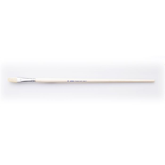 Pebeo Fırça No:10 Pebeo Beyaz Uzun Kıl Yağlı Ve Akrilik Boya Fırçası