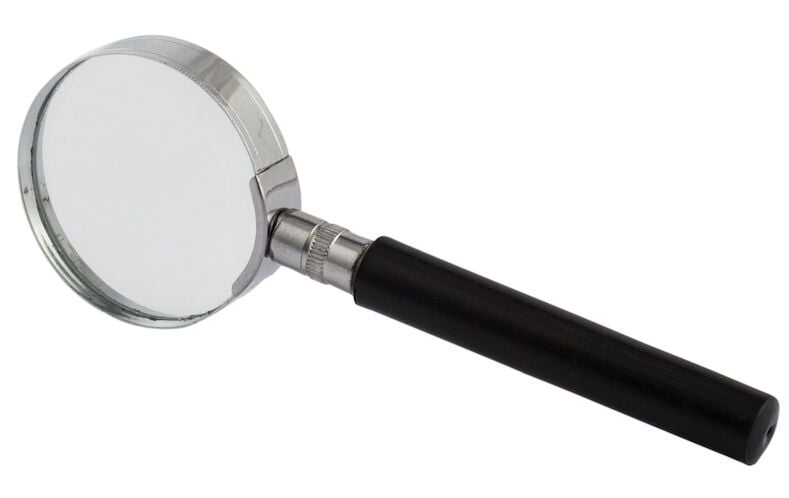 Kraf Büyüteç Metal Çerçeve 50 Mm 350G 6X