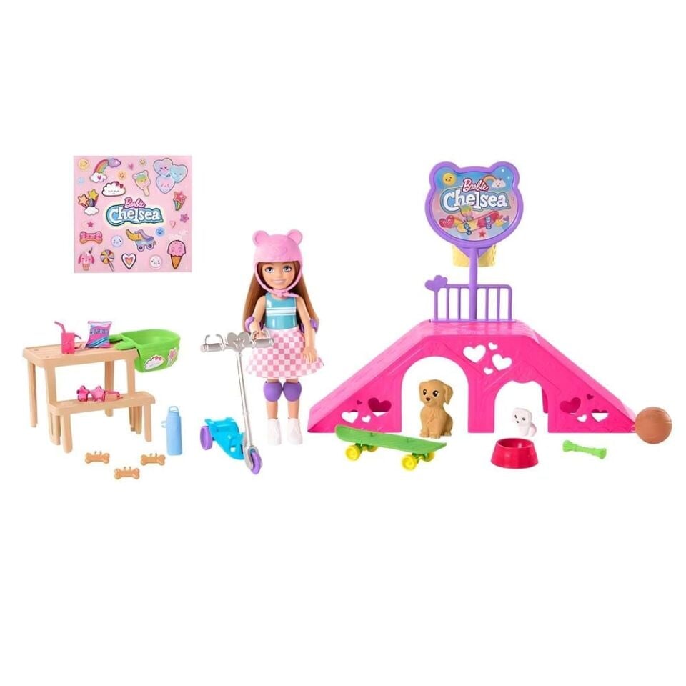 Mattel Barbie Chelseaa Kaykay Parkı