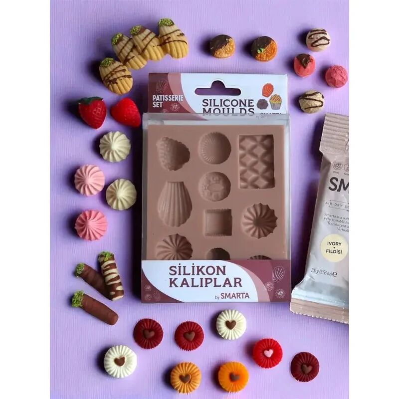 Nureart Patisserie Set Pastane Seti Silikon Kalıp Sk1013026