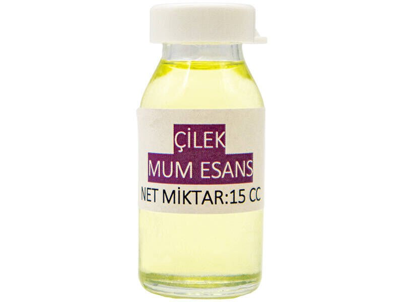 Kmy Çilek Mum Esansı 15 Cc, Mum Koku Esansı, Soya Wax Esansı, Kalıcı Esans T3201, One Size