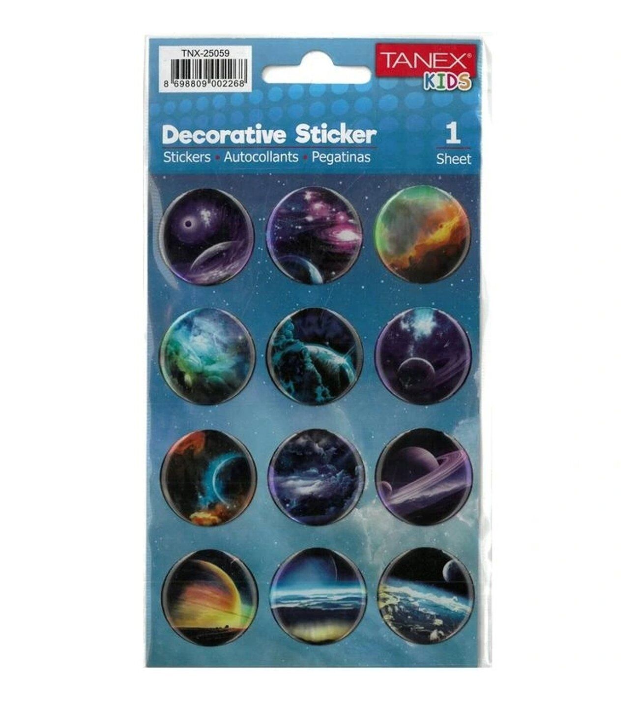 Tanex Tnx-25059 Gezegenler Serisi Etiket