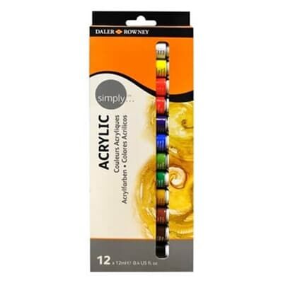 Daler Rowney Simply 12x12 Ml Karton Kutu Set