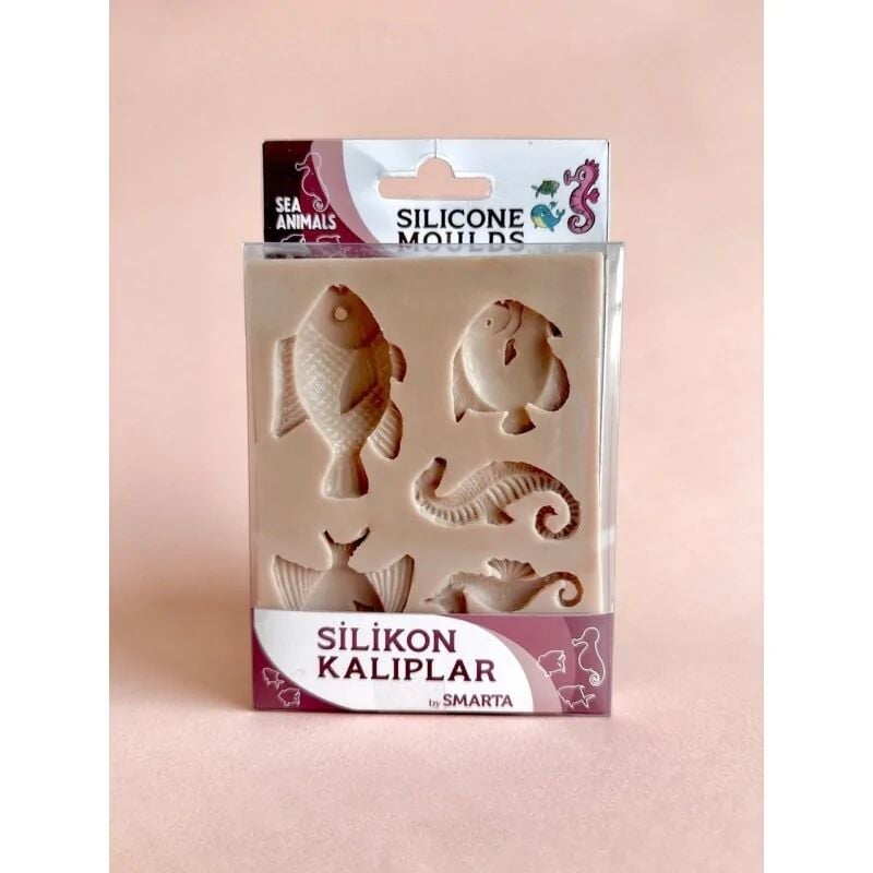 Nureart Sea Animals Deniz Hayvanları Silikon Kalıp Sk1013031