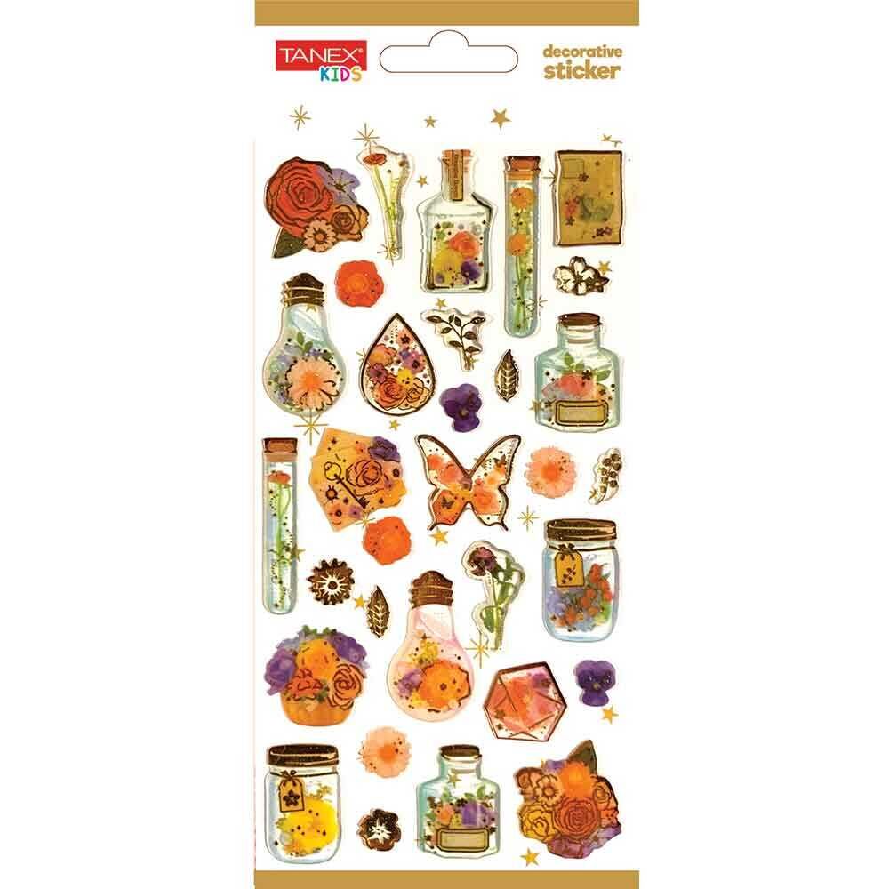 Tanex Tnx-5023 Decorative Sticker-24 Puffy Etiketi