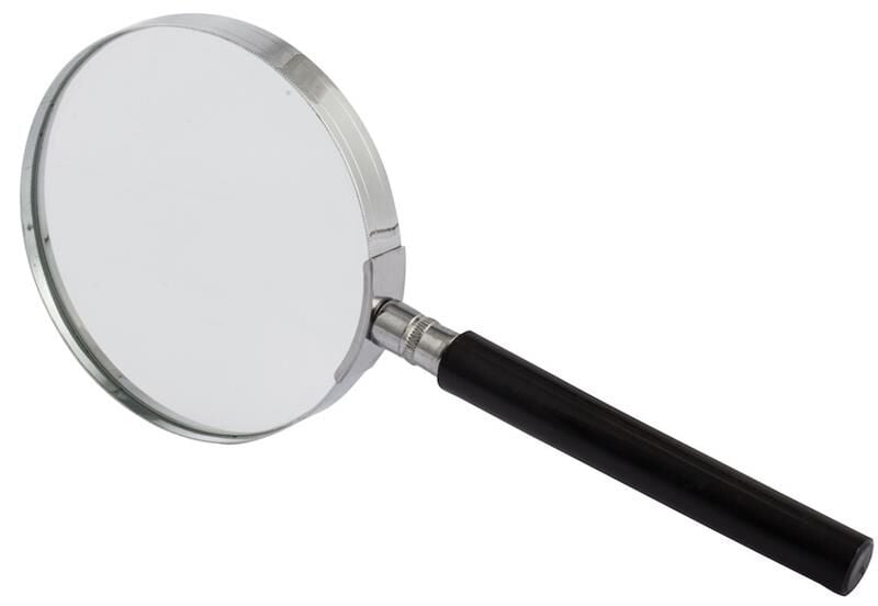 Kraf Büyüteç Metal Çerçeve 90 Mm 395G 3X