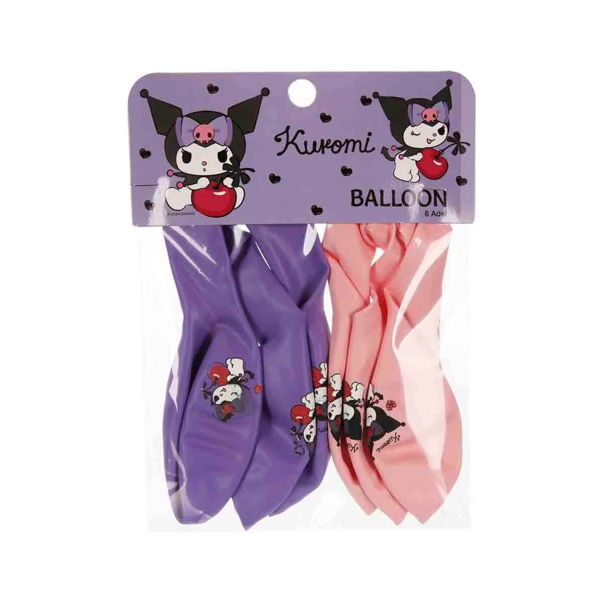 Kuromi Balon 6 Lı