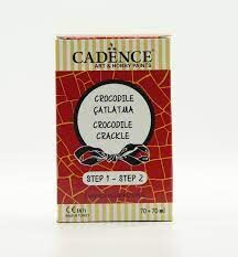 Cadence Crocodıle Renkli Çatlatma C-1004 Sarı Step1+Step2 70+70 Ml