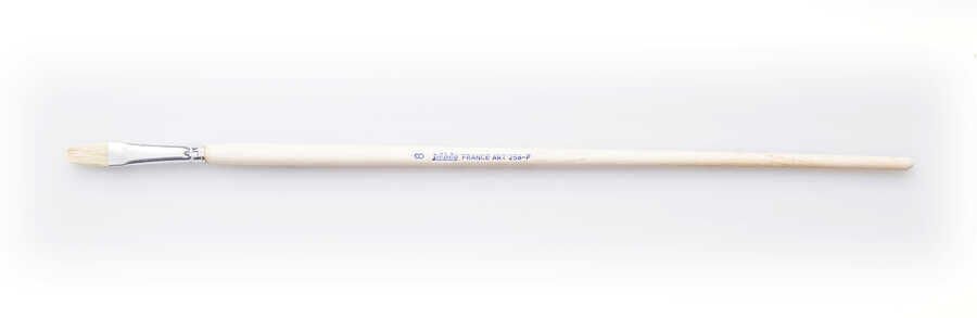 Pebeo Fırça No:8 Pebeo Beyaz Uzun Kıl Yağlı Ve Akrilik Boya Fırçası