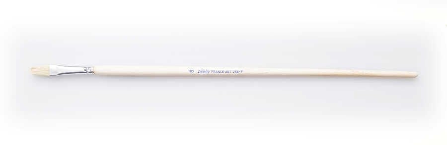 Pebeo Fırça No:8 Pebeo Beyaz Uzun Kıl Yağlı Ve Akrilik Boya Fırçası