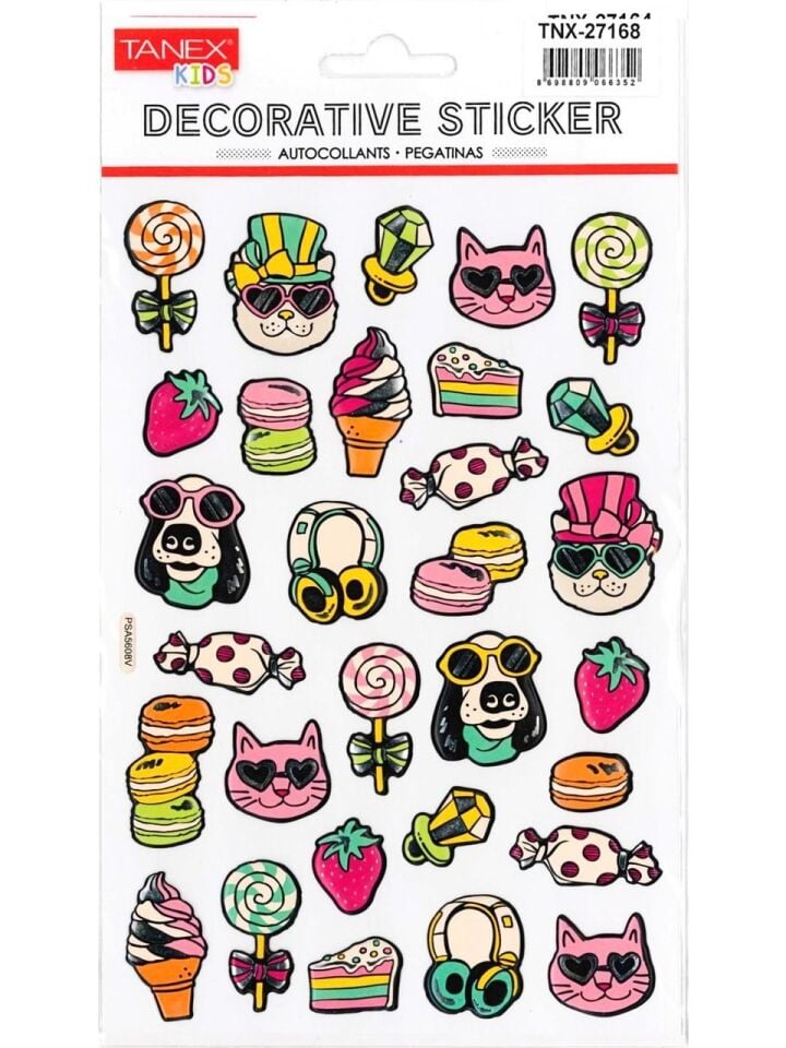 Tanex Tnx-27168 Puffy Artist Kedi-Köpekler Serisi