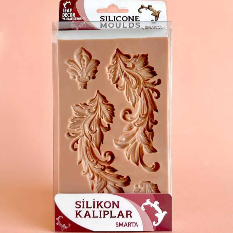 Nureart Leaf Décor Yaprak Dekor Silikon Kalıp Sk1013039
